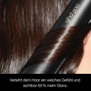 Гладеньня та стайлер ghd Gold Black - Професійний інструмент для створення гладкого волосся з блиском, для всіх типів волосся, нова упаковка