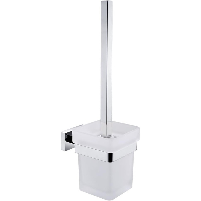 Набір для туалету Klobürste: щітка для унітазу та тримач на стіну, хром, нержавіюча сталь