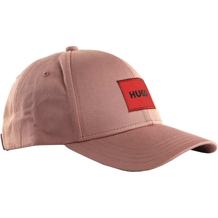 Кепка чоловіча HUGO Men-X 581-RL з бавовняного твіду з червоним лого-ярликом, універсальний розмір