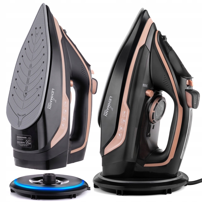 Бездротова праска Lehmann з керамічною підошвою, 3000 Вт, 320 мл