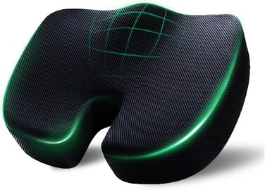 Подушка для сидіння EGO HOME з Memory Foam: для офісного, ігрового крісла, авто та інвалідного візка
