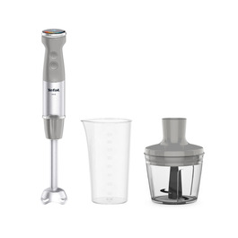 Погружний блендер Tefal HB672B30, 1000 Вт, сріблястий/сірий