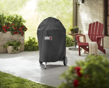 Чохол для гриля Weber Premium Ø57 см, водонепроникний, захист від УФ і дощу, дихаючий, з липучками, чорний