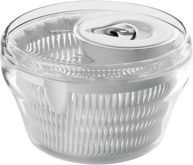 Сушарка для салату Guzzini Kitchen Active Design, прозора, Ø22 см, 14 см висота