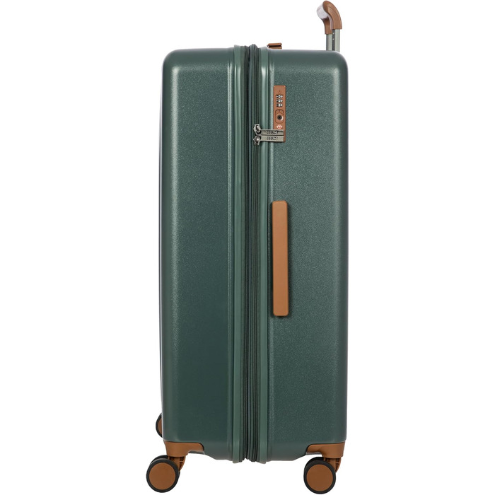 Чемодан на колесах Bric's Ferrara 67 см, чорний (зелений, L)