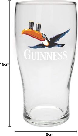 Набір склянок Guinness Gilroy 2 Pint (2 великі) – офіційний мерч