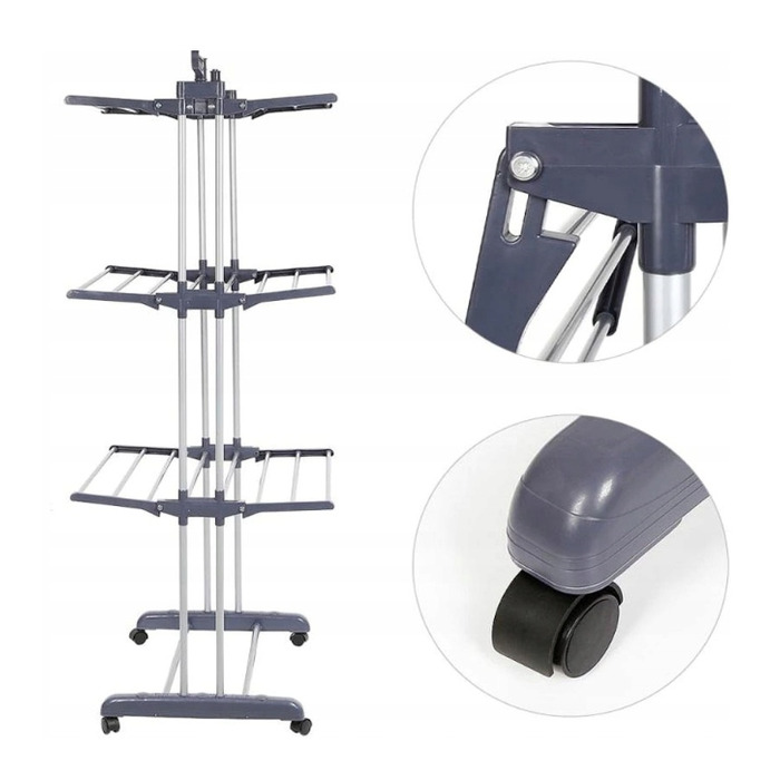 Складана підлогова сушарка для одягу XXL