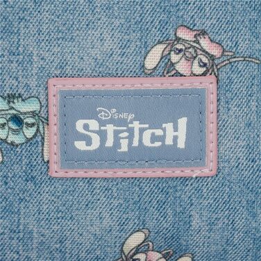 Дитячий рюкзак Disney Stitch з помпоном, багато відділень - ідеальний для школи