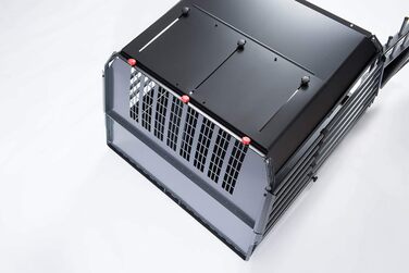 Транспортний бокс для собак VarioCage L Doppelbox, Kleinmetall, для середніх собак в авто