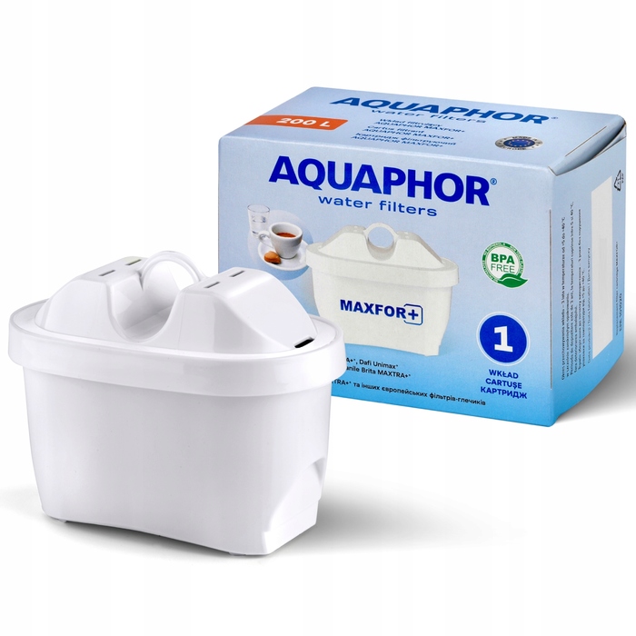 Набір фільтруючих картриджів Aquaphor Maxfor+ (5 шт.) та Maxfor+ Mg з магнієм (5 шт.) — 10 шт.