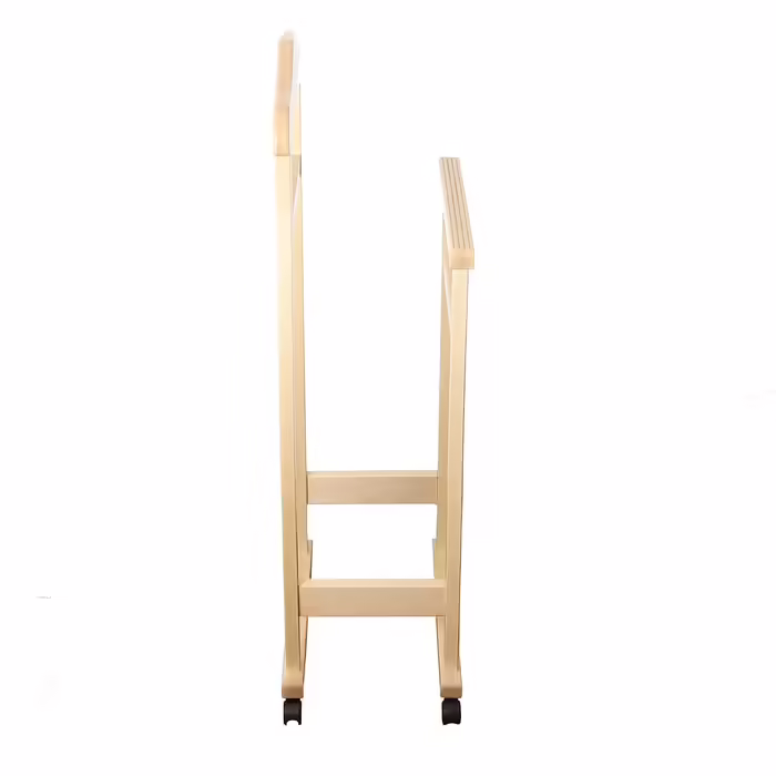 MAURY'S Clothes Rack Pratic Beechwood 44 x 25 x H 98 cm … (Natural)