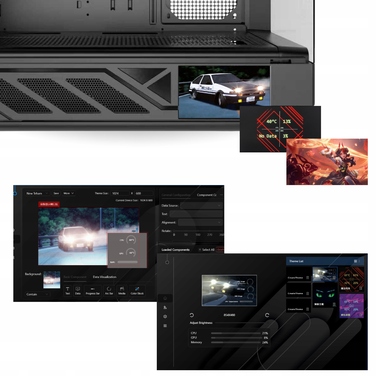 Ігровий корпус для ПК H6, підтримка M-ATX та ATX, загартоване скло, 3x aRGB вентилятори