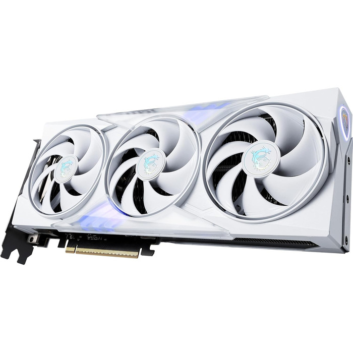 Відеокарта MSI GeForce RTX 5060 Ti Gaming Trio OC White 16GB GDDR7, PCIe 5.0, 2647 MHz