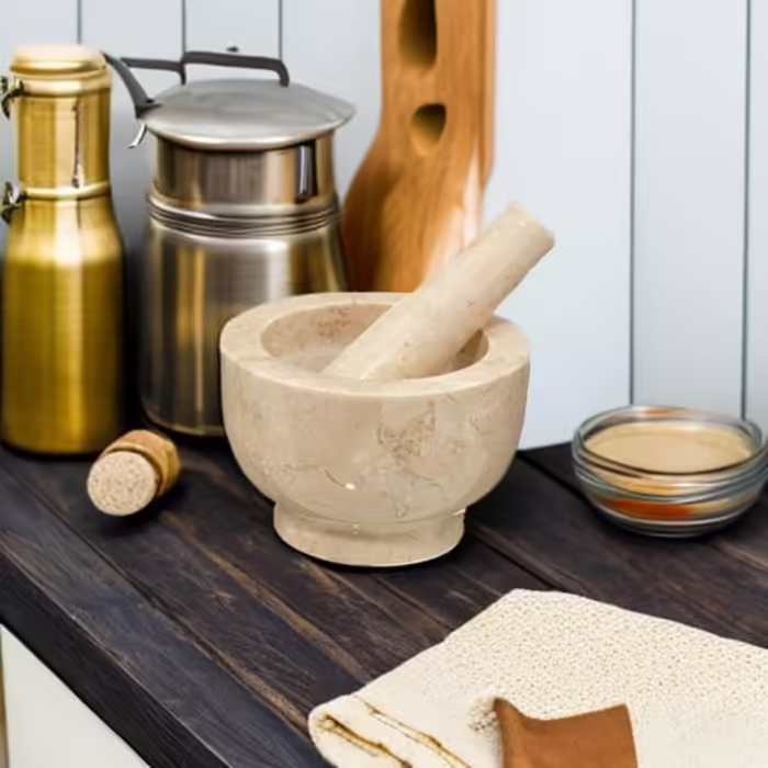 Cilio 422016 Mortar - Marble with Pestle