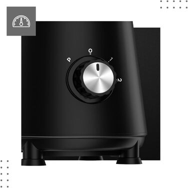 Багатофункціональний блендер VERTENZ Titan 30: кавомолка, міксер для смузі, пляшка To-Go 400/600мл з охолоджувачем, 800W, чорний, з титановим покриттям, миється в посудомийній машині
