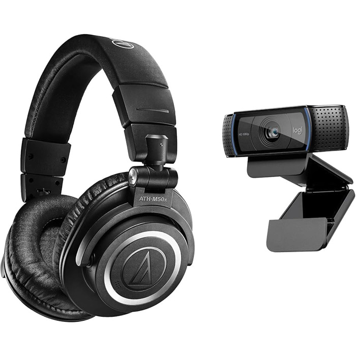 Навушники Audio-Technica M50xBT2 Bluetooth Чорні (з веб-камерою)