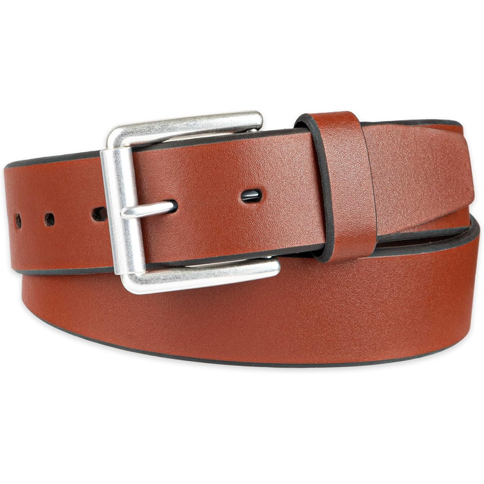 Чоловічий шкіряний ремінь Dockers з пряжкою, колір: бежевий