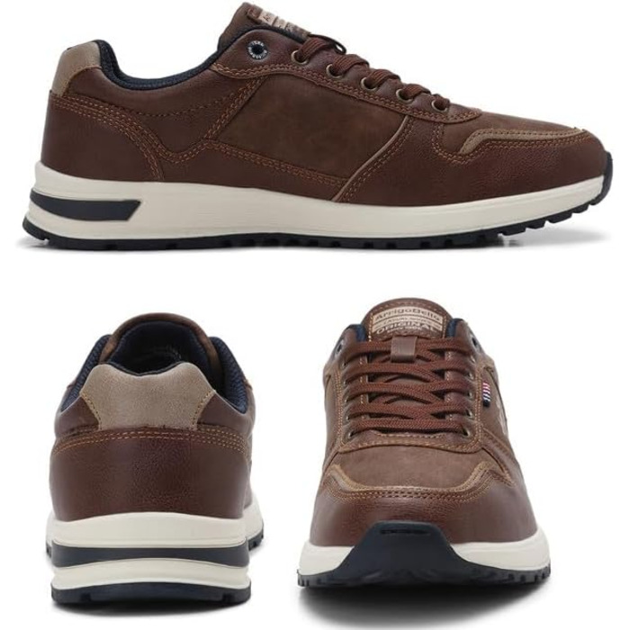ARRIGO BELLO Кросівки чоловічі: спортивні, для прогулянок, робочі, Outdoor, легкі, розмір 41-46 (D Коричневий, 42 EU)