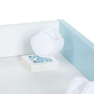 Relaxdays Children's Shelf with Roof in a Nautical Design