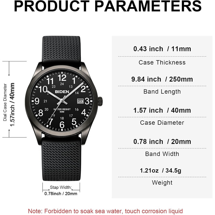 Чоловічий годинник LN LENQIN з датою, водостійкий 30M, з нейлоновим ремінцем, сірий | Годинник для медсестер