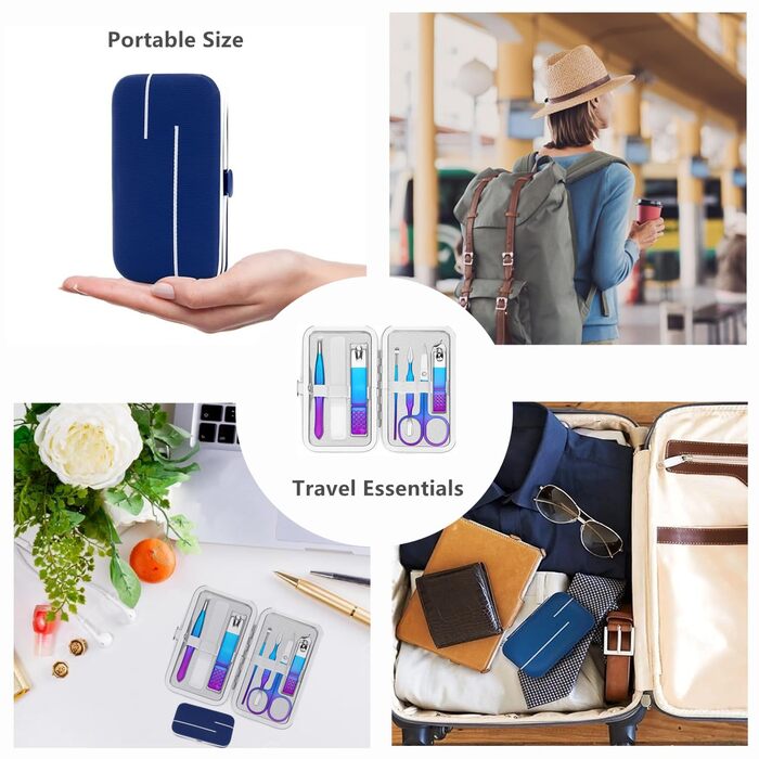 Набір для манікюру та педикюру Fenlebenil: базовий комплект для догляду за нігтями, подарунок