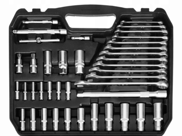 Набір інструментів NEO TOOLS: торцеві головки та ключі, 220 предметів, 1/2