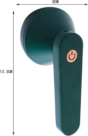 Електричний видальник ворсу Fusselrasierer: тест-переможець з 6-лезовою голкою, USB, для одягу та меблів (зелений)