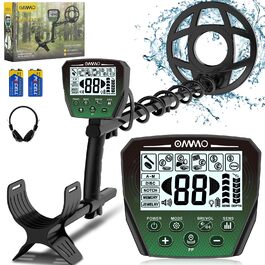 Металошукач OMMO Profi Set: 6 режимів, водонепроникний, LCD дисплей, висока чутливість, для дорослих та дітей