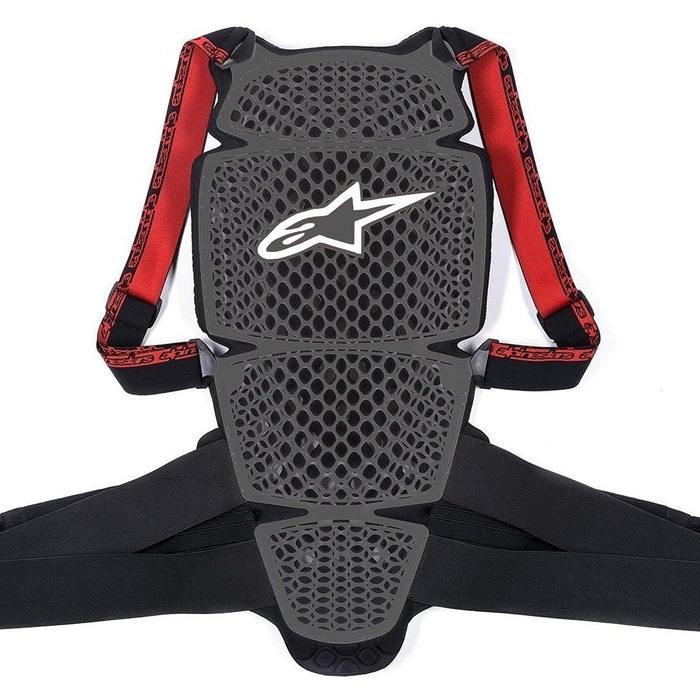 Мотоциклетний захист спини Alpinestars KR-CELL, чоловічий, розмір M, сірий/чорний/червоний