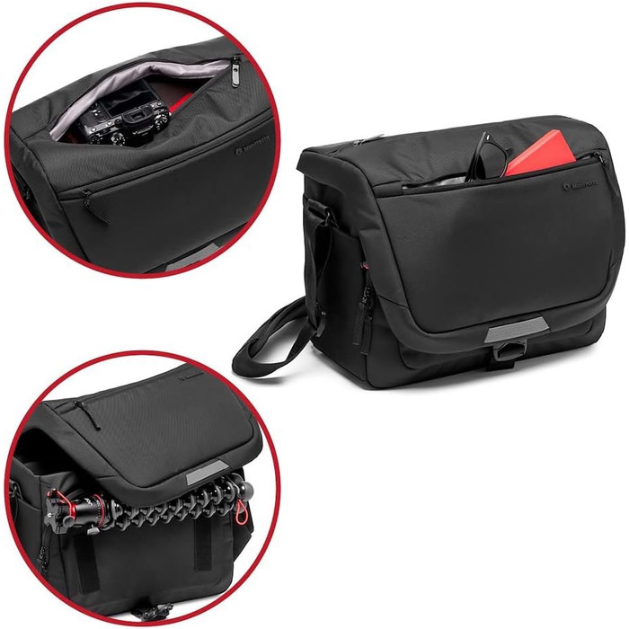 Сумка Manfrotto Advanced Shoulder Bag M III для дзеркальної та бездзеркальної камери з об'єктивом + дощовик