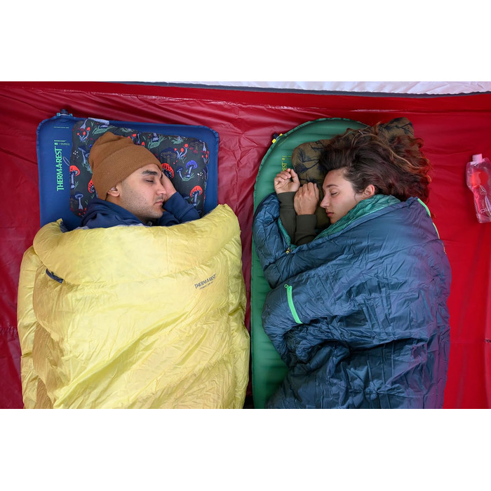 Therm-a-Rest Basecamp: самонадувна туристична каремат, WingLock, 183x51 см, блакитний (X-Large)
