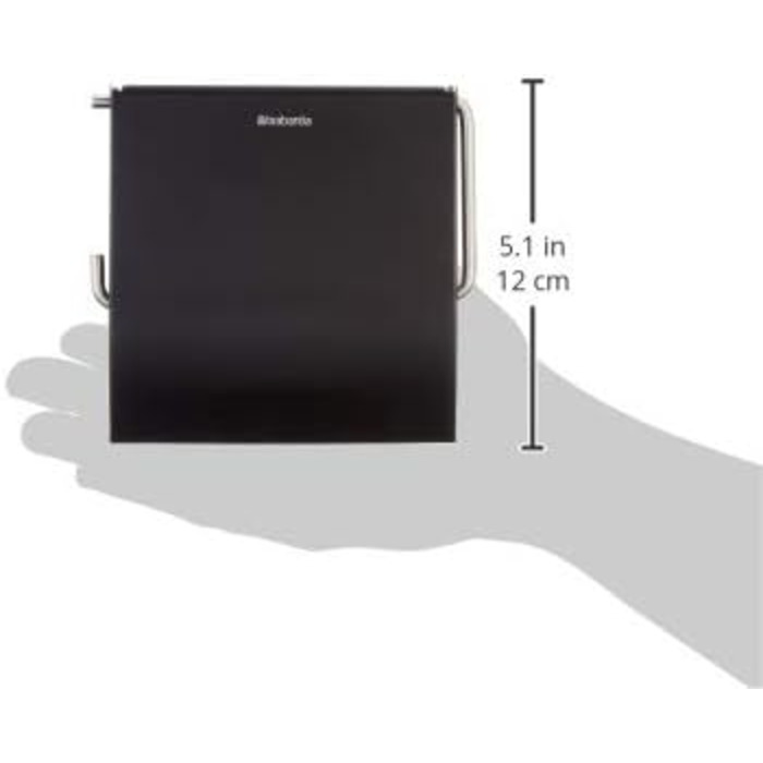 Тримач для туалетного паперу Classic (матовий чорний)