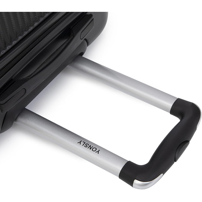 Набір валіз-ролерів (3 шт.): M, L, XL, білий слонова кістка. Сучасний набір валіз з жорсткою оболонкою, 4 колеса, захисне замкове механізм, зручна ручка.