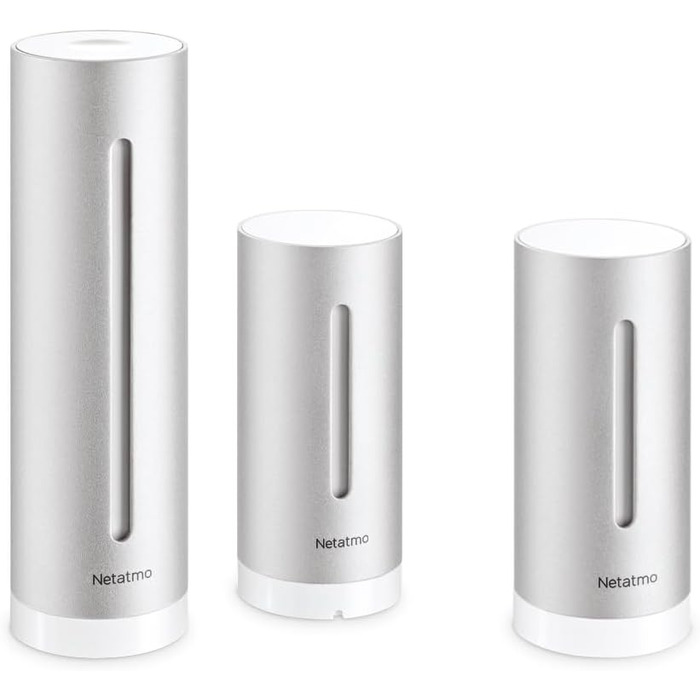 Netatmo Indoor and Outdoor Weather Station with Wireless Outdoor Sensor + Add-on Module, Compatible with Amazon Alexa, Google Home, and Apple HomeKit, NBU-NWS-NIM-EU Weather Station + Additional Outdoor Module