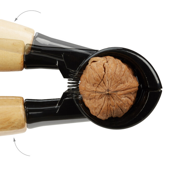 Relaxdays Nutcracker Set with Wooden Handle (3-Piece)