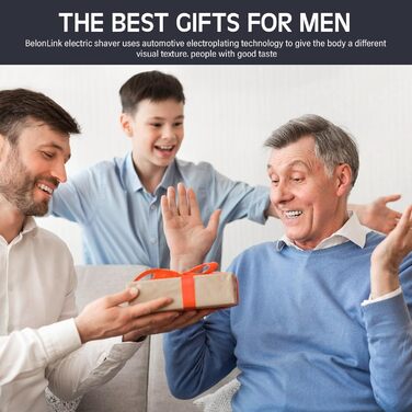 Електричний бритва для голови та бороди Glatzen 5-в-1 з 7 плаваючими головками, IPX6 водонепроникний, тример для носа та вух, LED-дисплей