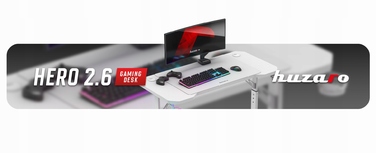 Ігровий стіл HUZARO Hero 2.6 White