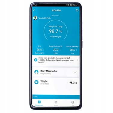 Ваги для ванної кімнати ADLER SMARTSCALE