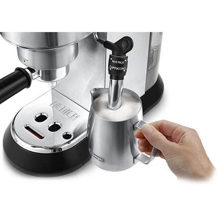 Ріжкова кавомашина De'Longhi EC 685.M, 1350 Вт, сріблястий/сірий