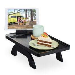 Підставка для напоїв на підлокітник Relaxdays, чорна
