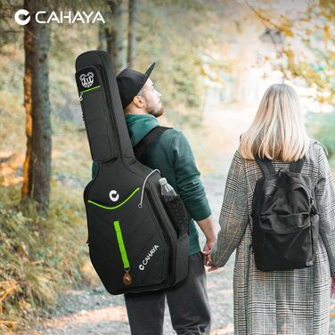 CAHAYA Softshell-чохол для акустичної гітари з підкладкою - 12 мм, Gigbag, рюкзак для гітари з кишенями, модний чохол для гітари 40/41/42 дюйми