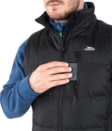 Чоловіча жилетка Trespass Clasp з утепленням, сірого кольору (flint)