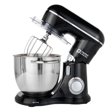Кухонний комбайн Kitchen in the box, планетарний міксер з чашами 4,5 л та 5 л, 1300 Вт, 10+ швидкостей, набір насадок (гак, міксер, вінчик)