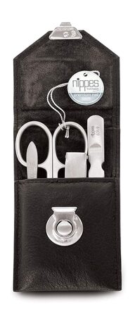 Набір для манікюру Nippes Solingen Locks, 7 шт., нержавіюча сталь, шкіряний етикет, збірний (4 шт.), Німеччина