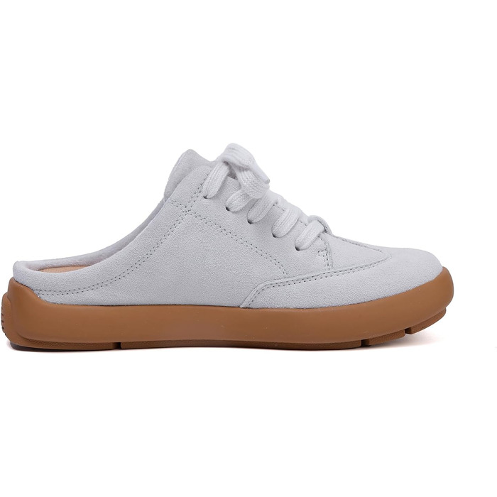 Тапочки домогосподарки UBFEN жіночі теплі мюлі, зручні, з м'якої плюшевої тканини, повсякденні, для дому та вулиці, сірі, 40 EU