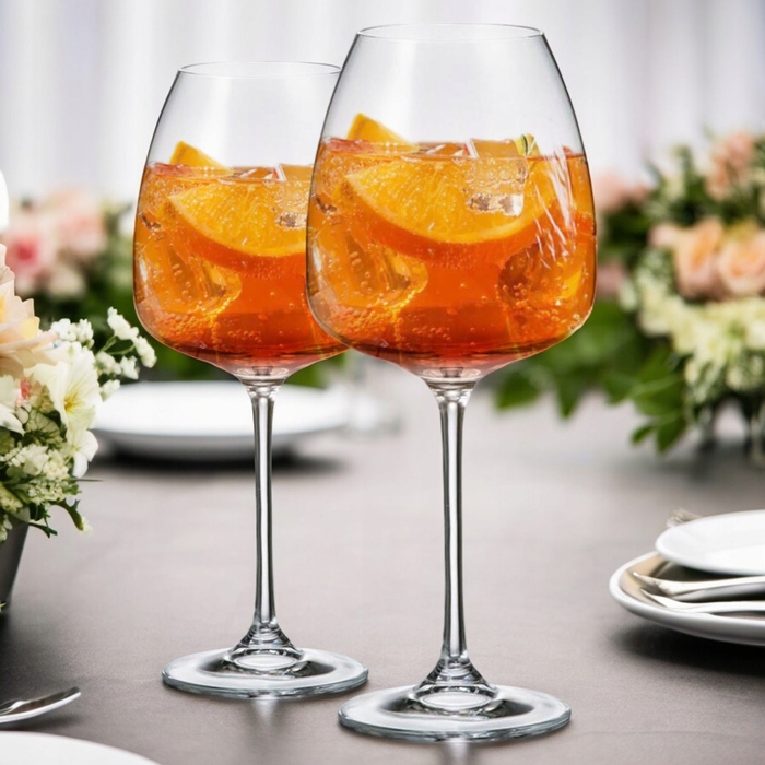 Келихи для червоного вина Bohemia Crystal, прозорі, 610 мл, 6 шт.