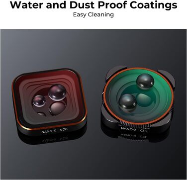 Набір фільтрів K&F Concept ND/CPL для GoPro Hero 13/12/11/10/9 Black (6 шт.)