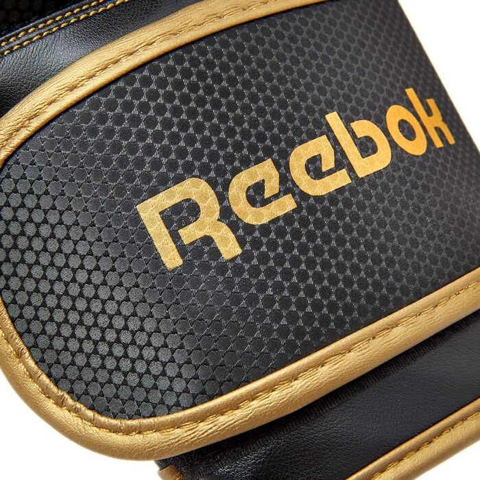 Боксерські рукавички Reebok 10oz Gold/Black