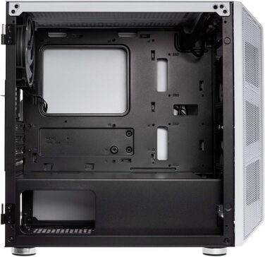 Корпус для ПК Kolink Citadel Mesh Micro-ATX RGB з прозорою бічною панеллю (білий)
