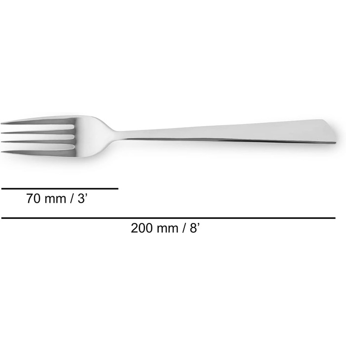 Arcos 572400 Tuscany Series - Gift Box Cutlery Set 24 Pieces (6 Knives + 12 Spoons + 6 Forks) - Monoblock Made from a Single Piece of Stainless Steel, Silver, Silver